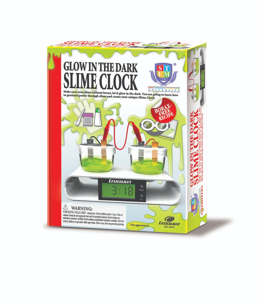 STEM Toy Collection 36151 Glow in the Dark Slime Clock - stembanana Hong Kong