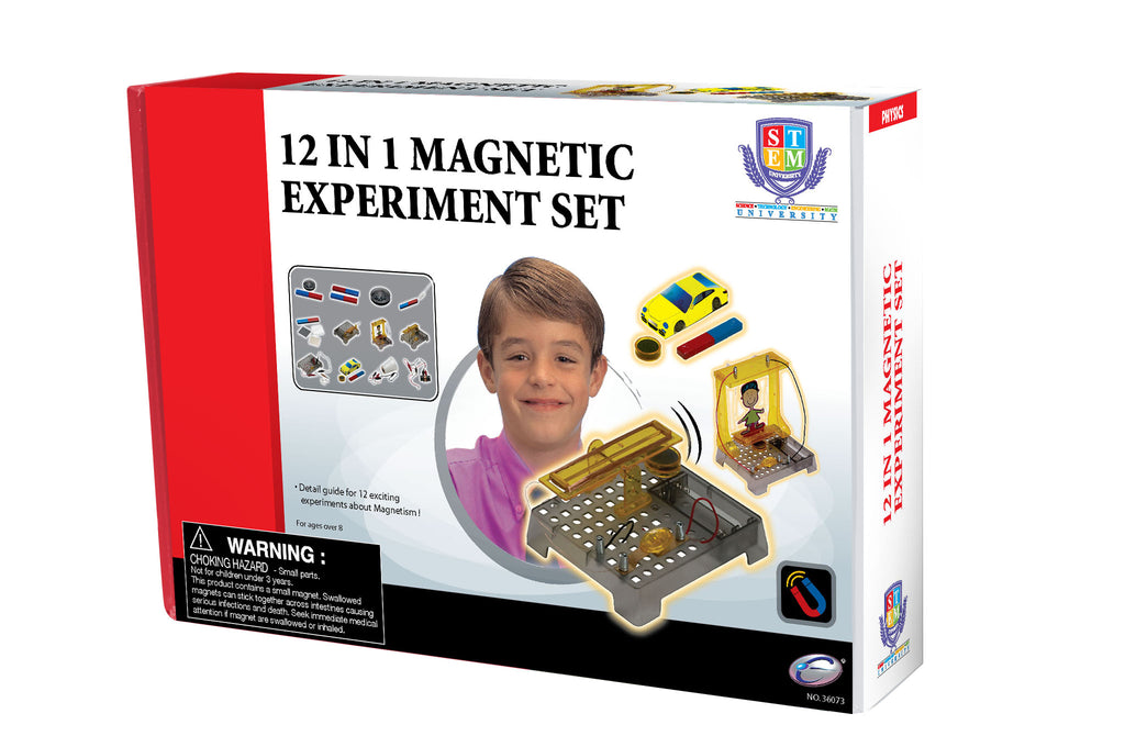 STEM Toy Collection 36073 12-in-1 Magnetic Experimental Set - stembanana Hong Kong