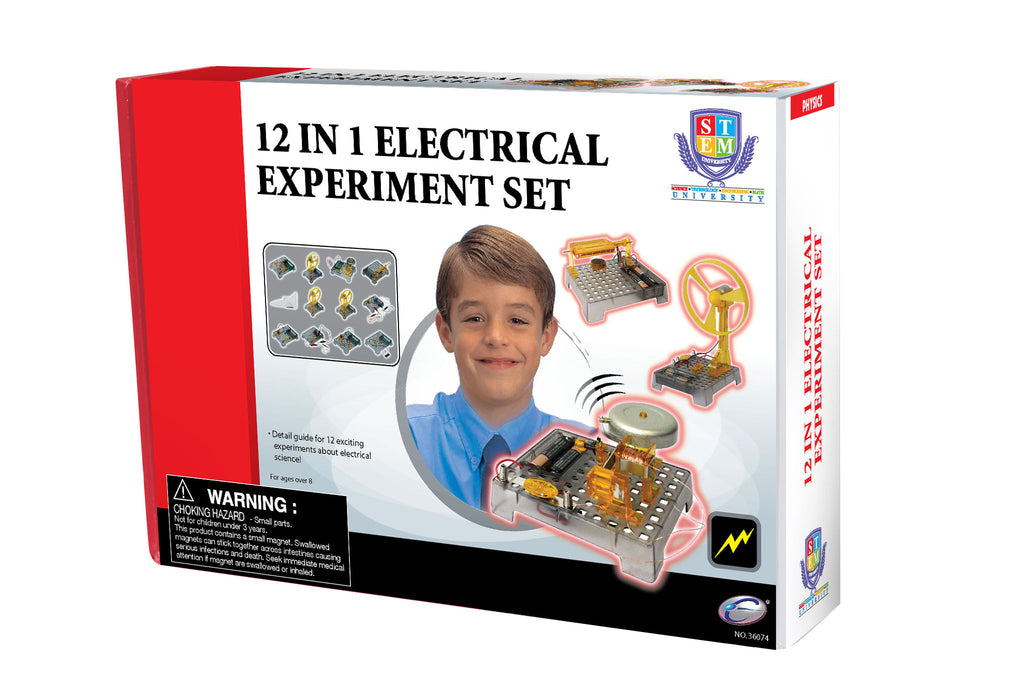 STEM Toy Collection 36074  12-in-1 Electrical Experimental Set - stembanana Hong Kong