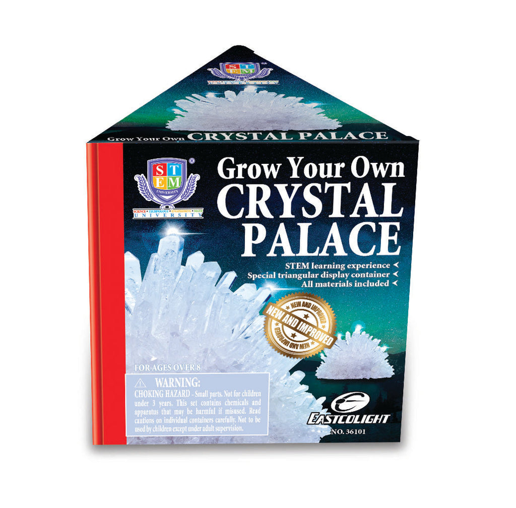 STEM Toy Collection 36101 Grow Your Own CRYSTAL PALACE (White) - stembanana Hong Kong