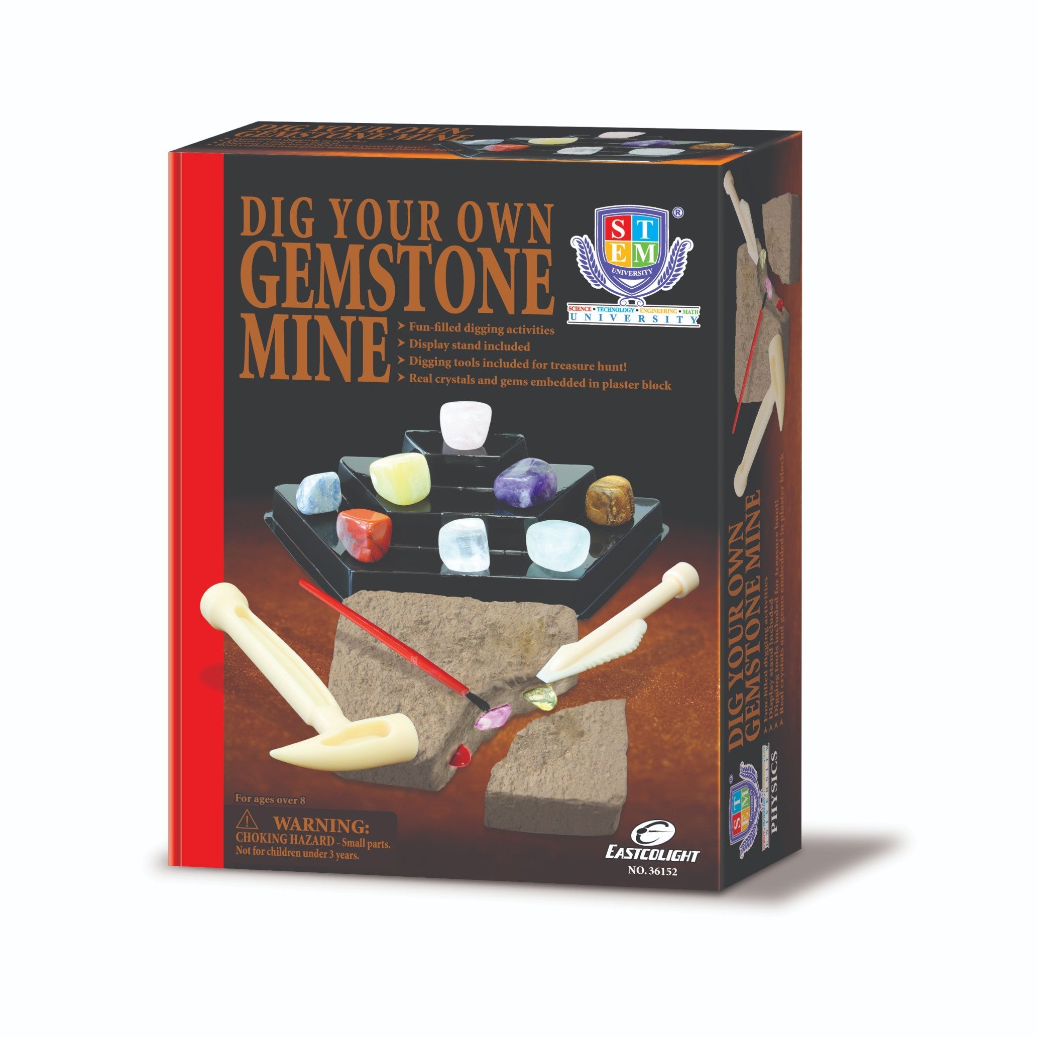 STEM Toy Collection 36152 Dig Your Own Gemstone Mine - stembanana Hong Kong