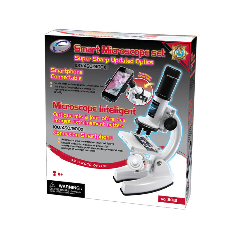 STEM Toy Collection  8012 100/450/900X Smart Microscope Set (Smartphone Connectable) - stembanana Hong Kong